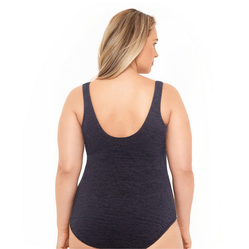 Krinkle Chlorine Resistant Swimsuits - Black