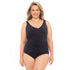 Krinkle Chlorine Resistant Swimsuits - Black