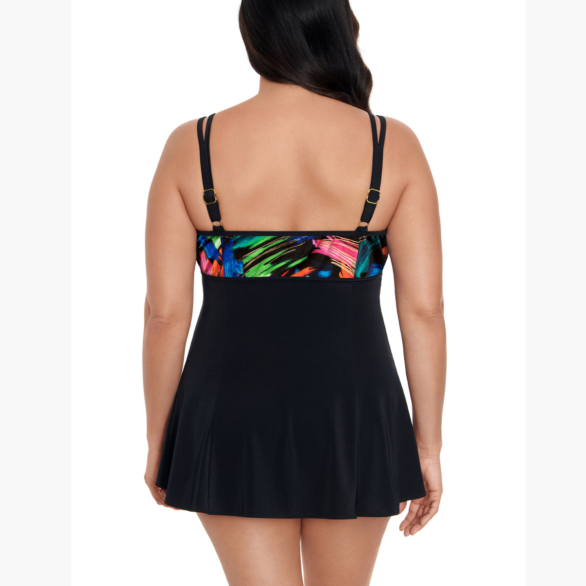 Longitude Swimwear -Womens Plus Size Swimdress - Side Swipe – Swimsuits ...