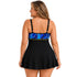 Longitude Swimwear -Women's Plus Size Swimdress - Gilded Panthera