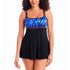 Longitude Swimwear -Women's Plus Size Swimdress - Gilded Panthera