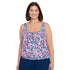 Women's Underwire Tankini Top with Bra Back - Florentine