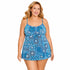 DEAL OF THE WEEK - Plus Size Swimdress - Back In Tile