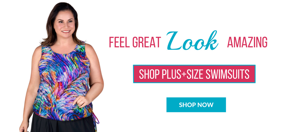 Womens Plus Size Swimwear at Swimsuits Just For Us