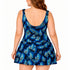 T.H.E. Swimwear Plus Size Swimdress - Majestic Palms