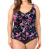Twist Front Tankini Swim Top - Magic Garden