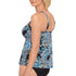 Women's Tankini Swimsuit Top in Plus - Paisley Punch - Final Clearance - NO RETURNS