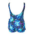 Plus Size Front Skirted Swimsuit | T.H.E. Swimwear – Electric Ocean Print
