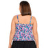 Women's Underwire Tankini Top with Bra Back - Florentine