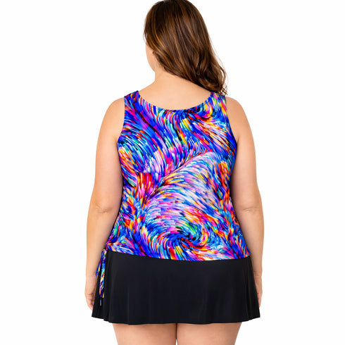 Wear Your Own Bra Plus Size Swim Top - T.H.E. Swimwear - Chasing Waves