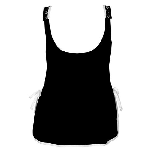 Chlorine Resistant, Polyester One-Piece Plus Size Swimdress