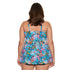 Women's Tankini Swimsuit Top with Bra Back - Floral Bliss