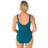 Chlorine-Resistant Krinkle Swimsuit - Dark Teal