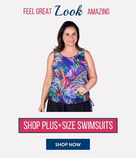 Plus Size Swimsuits, Swim Shorts, Swimdresses and Cover-ups – Swimsuits ...