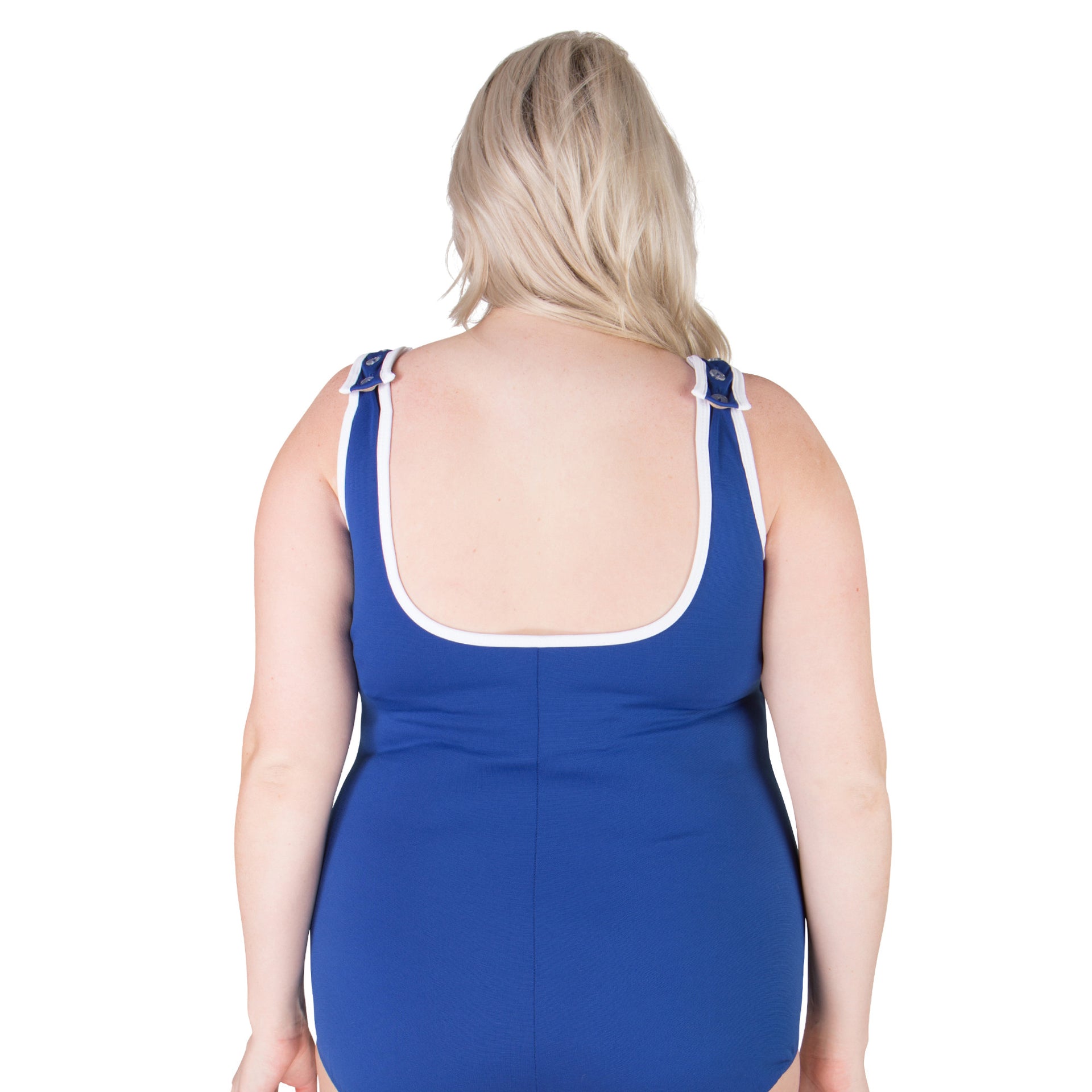 Swimsuits For All Women's Plus Size Chlorine Resistant Swim Capri - 26, Blue  : Target