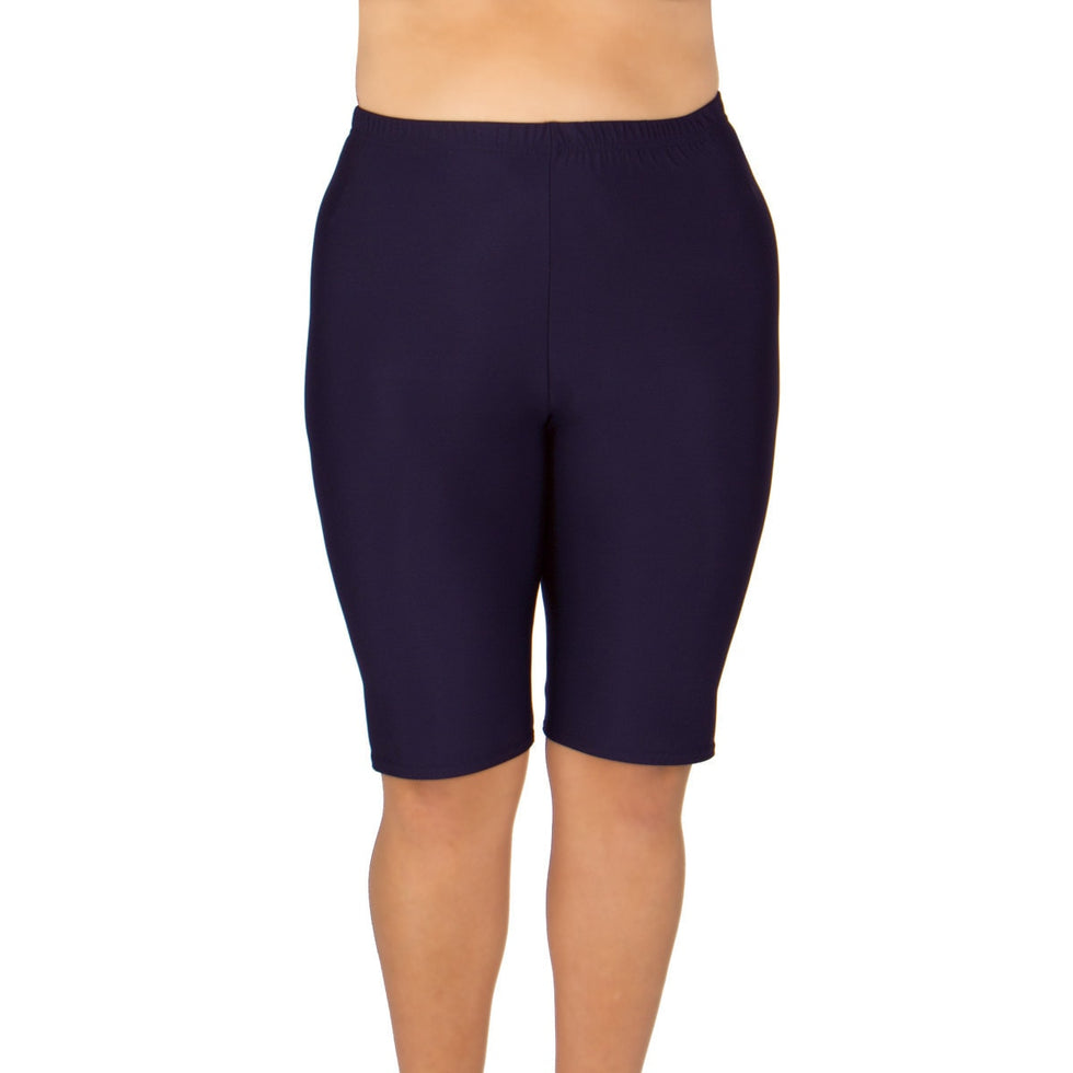 Plus Size Long Swim Bike Shorts for Great Coverage in Sizes 1X-6X ...